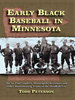 cover image of Early Black Baseball in Minnesota